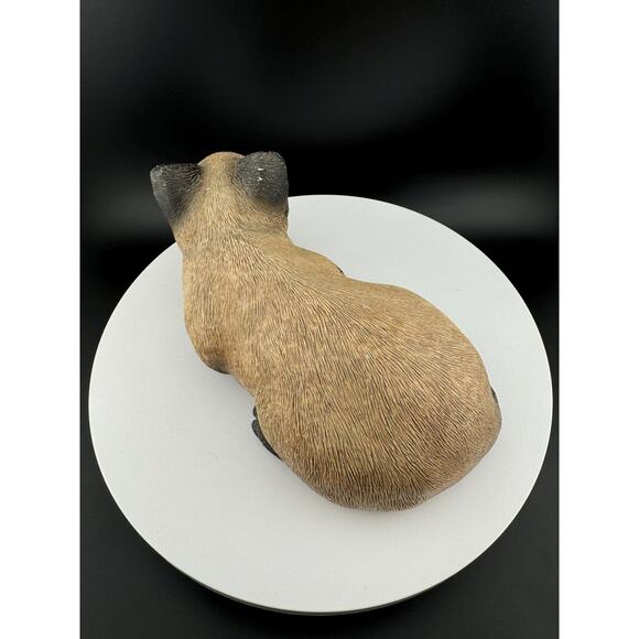 Vintage 1982 Sandcast Siamese Cat Figurine by Sandra Brue - Picture 6 of 10